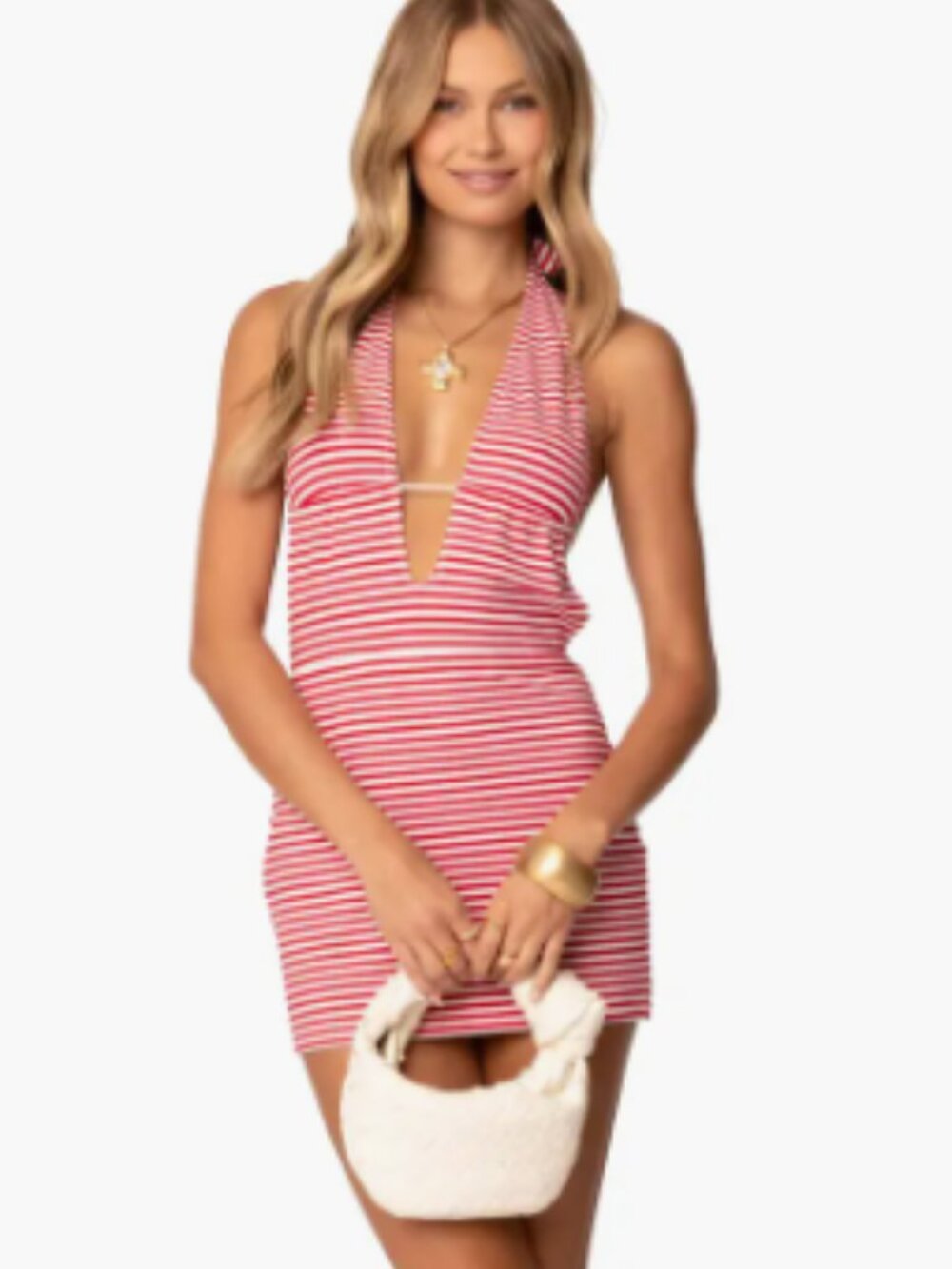 Open Back Halter Dress NWT
